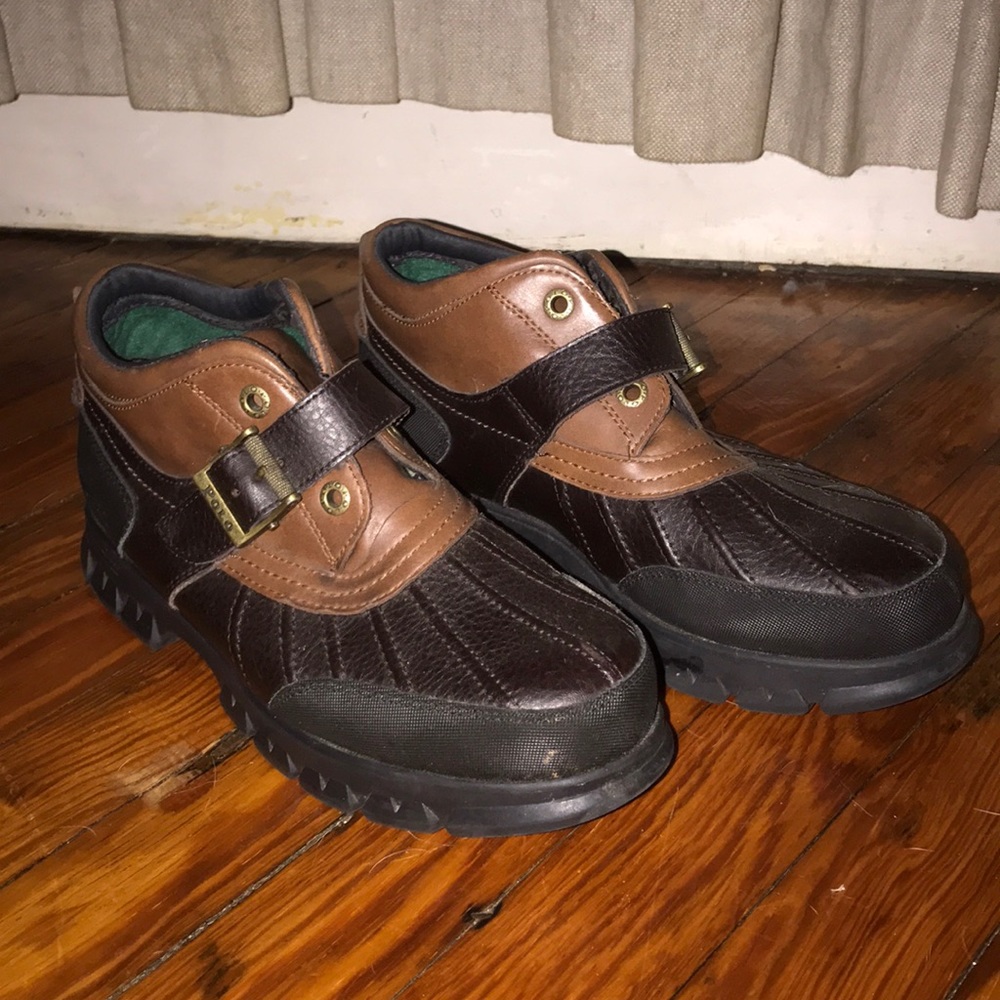 Polo men’s leather and rubber boots